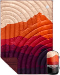 Camping BlanketLightweight Puffy Printed Camping Blanket Packable Outdoor Blanket for CampingTraveling Stadium Hiking Picnics