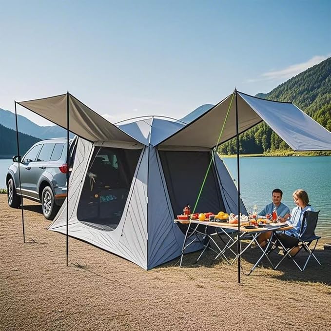Car Tent for Kia Telluride 2019-2025SUV Tailgate AwningSUV Camping Tent for Family Vehicle CampingCar Tailgate with Awning ShadeCar Roof Canopy Portable