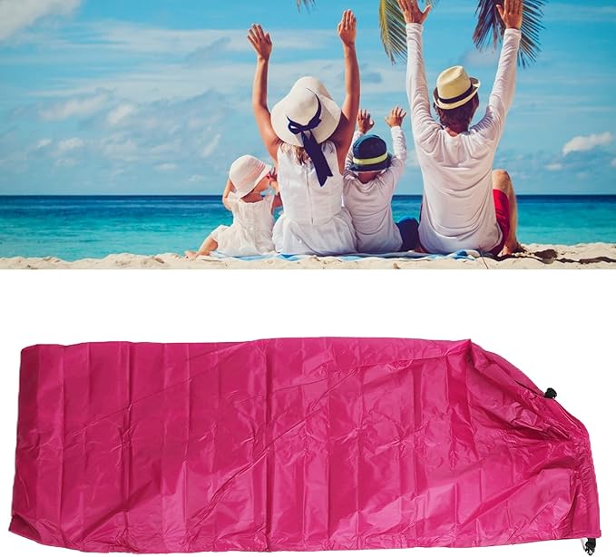 Inflatable Loungers Air Sofa Bed Portable Foldable Outdoor Air Sofa Camping Matress with Carry for Beach Pool Party Red