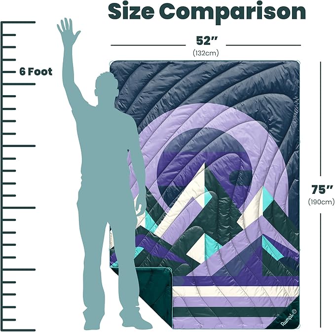 Lavender Peak Eclipse Original Puffy Blanket by Rumpl
