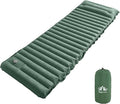 Night Cat Camping Sleeping Pad: Lightweight Backpacking Inflatable Sleeping Mat with Internal Pillow &amp Foot Pump