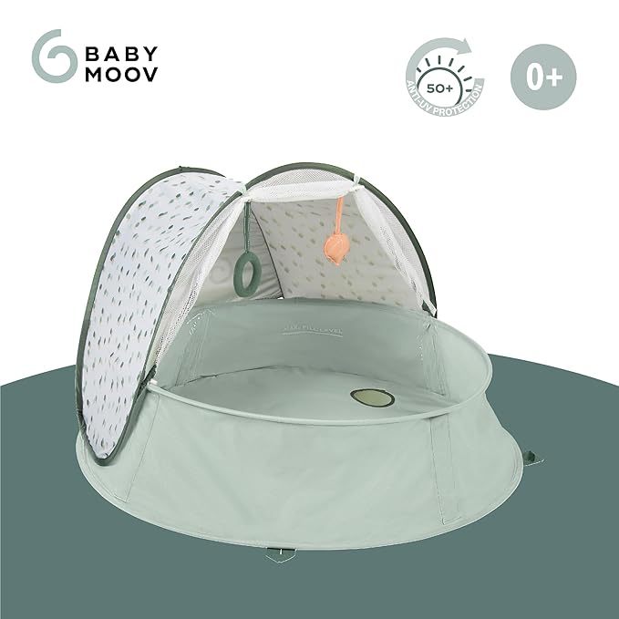 Babymoov Aquani 3-in-1 Infant &amp Baby Beach Tent &amp Pool UV Protection Sunshade Pop-Up Play Area &amp Portable Outdoor Paddling Pool Provence