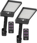 highydroLED Solar Lights Outdoor with Remote and Color Temperature Adjustment 2700K to 6000K 48LED Solar Motion Sensor Light with 3 ModesWaterproof IP65 Night Light for Garden Garage [Pack of 2]