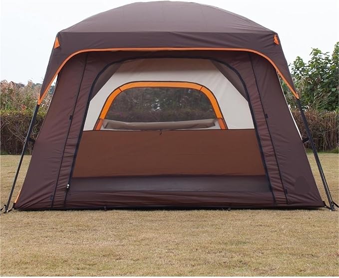 Extra Large 2-Room Family Cabin Tent – 10/12/14 Person Capacity with 3 Doors 3 Mesh Windows for Camping &amp Picnic