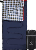 REDCAMP Cotton Flannel Sleeping Bag for Camping Backpacking Adults Cold Weather Envelope Sleeping Bags with 2/3/4/6lbs Filling