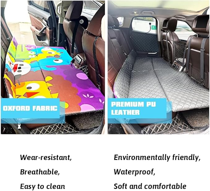 Non Inflatable Truck Bed Air Mattress for Large Truck Car Travel Camping Back Seat Extender for F150/RAM 1500/Silverado/Ranger/GMC/Tundra/Tacoma