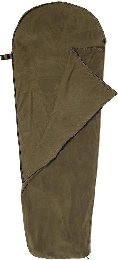 Snugpak Fleece Sleeping Bag Liner with Side Zip