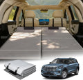 Car Bed for 2025-2026 Ford Explorer Foldable Non-Inflatable Memory Foam Camping Mattress Thickened Portable Trunk Sleeping Pad Air Mattress Upgrade for Camping &amp Travel Essentials With Storage