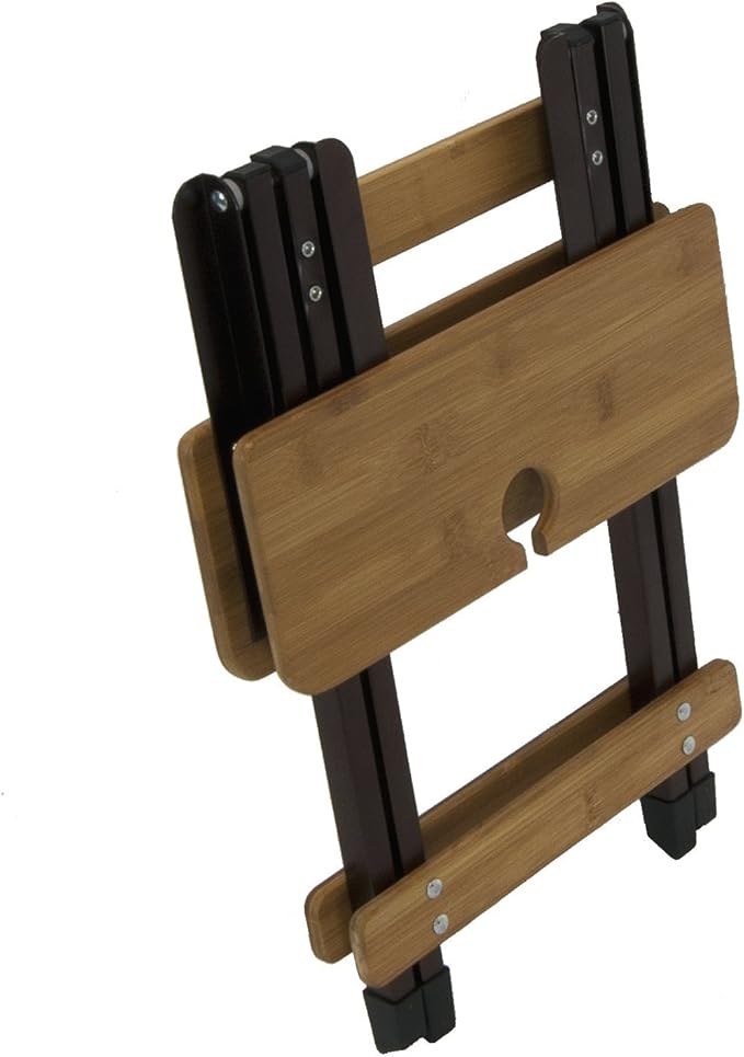 Travel Chair Kanpai Bamboo Side Table Portable Tables for Outdoor Adventures Folding Table