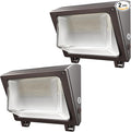 LED Wall Pack Light 120W/96W/72W with Dusk to Dawn Photocell18000LM 1000W Equiv.6000K/5000K/4000K Daylight Outdoor Security LightingCommercial Wall Mount Lights for WarehouseYard - 2Pack