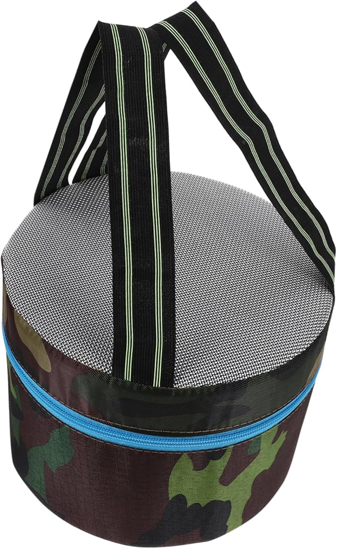 Totority Outdoor Stool Foam Pad Portable and Convenient Agricultural Leather Mound Stool for Camping Garden and Travel