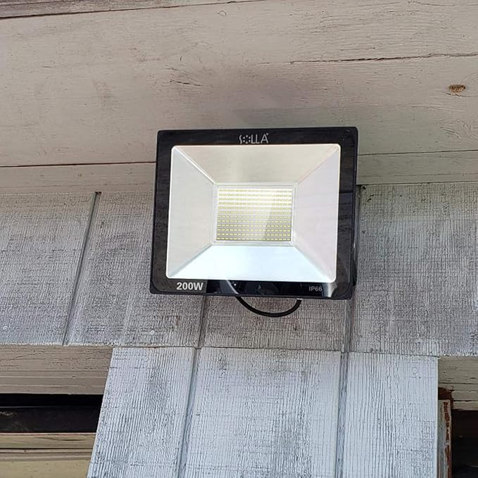 200W LED Flood Light Outdoor 20000lm Super Bright Security Light 1060W Equivalent 3000K Warm White IP66 Waterproof Outside Floodlights LED Arena Light for Garage Garden Yard