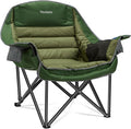 Oversized Camping Chair Portable Folding Camping Chairs with Side Pocket Cup Holder and Carry Bag Heavy Duty Outdoor Camping Chairs for Adults Fishing Sports Trip up to 400lbs Style 2