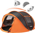 EchoSmile Instant Pop Up Camping Tent 2/4/6 Person Easy Setup Tent Water Resistant Dome Portable with Carry Bag