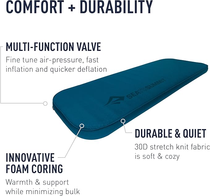Sea to Summit Comfort Deluxe Self-Inflating Foam Camping Mattress Large (v1)