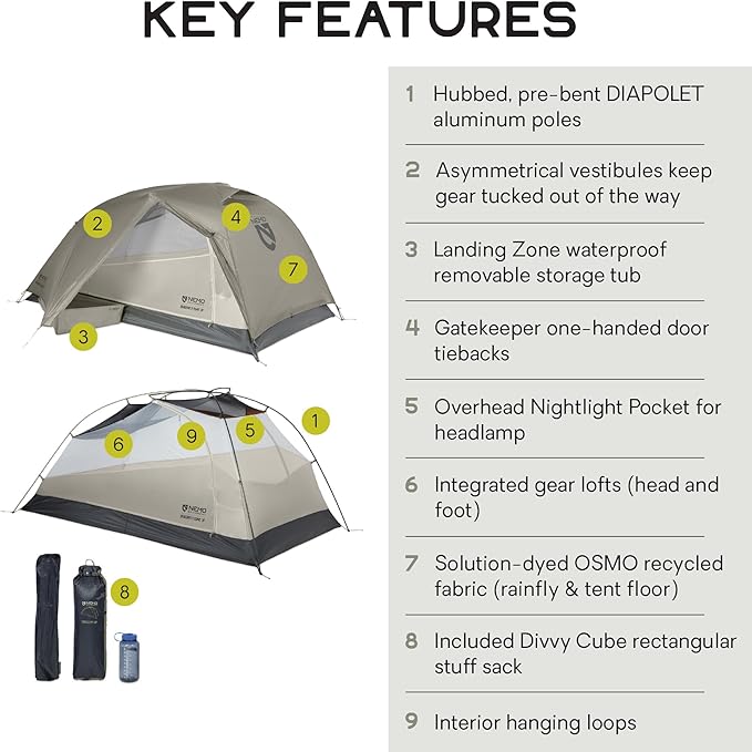 NEMO Equipment Dragonfly OSMO Ultralight Backpacking Tent