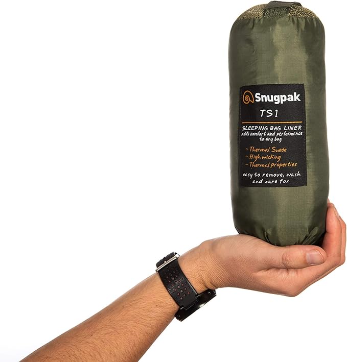 Snugpak TS1 Thermal Suede Sleeping Bag Liner Polyester Warm Insulation