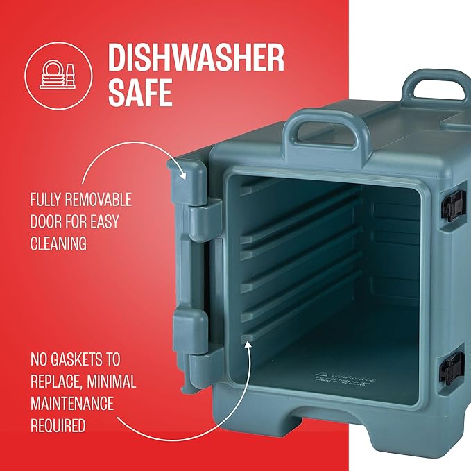 Cambro Insulated Food Pan Carrier - Hotbox for Catering &amp Transport - UPC300 Series (Slate Blue)