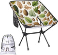 Honeybaby Folding Camping Chair Leaves Acorn Fruit Camping Chairs Lightweight Portable Chair Outdoor Foldable Chairs for Camping Travel Picnic Beach Hiking