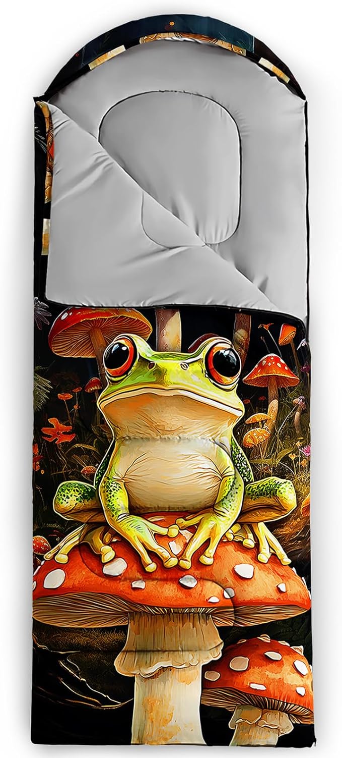 AILONEN Sports Basketball Sleeping Bag for Kids BoysWarm and Cool WeatherLightweightWaterproof Backpacking3D Galaxy Ball Print Sleeping Bag for Camping