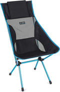 Helinox Sunset Chair Lightweight High-Back Collapsible Camping Chair Black 3.4Ibs Outdoor Chairs Picnic Chair Portable Camping Chair with Side Pockets