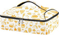 Casserole Carrier Wine and CheeseInsulated Casserole Carrier for Hot or Cold Food Thermal Lunch Tote for Potluck Parties Picnic Beach Fits 9 x 13 Inches Baking Dish