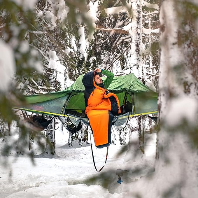 Tentsile Stingray V3 Tree Tent Camping Hammock Tent 3P Capacity Portable Tree House Shelter for Campers Backyards Campgrounds Designed in The UK