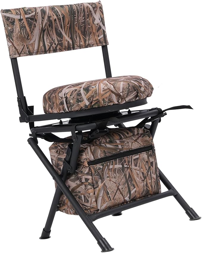 Lightweight Folding Chairs for Outside 360 Degree Camping Chair Portable Fishing Chair Foldable Compact Fishing Stool for Outdoor
