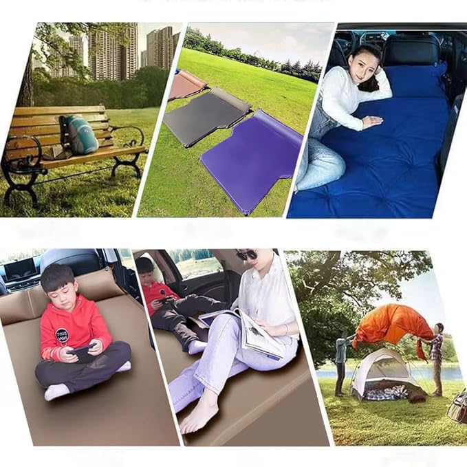 Car Inflatable Air Mattress for Toyota Prius 2012-2024 Trunk Air Mattress Lightweight Comfortable Sleeping Air Bed Mattress Outdoor Camping AccessoriesGrey