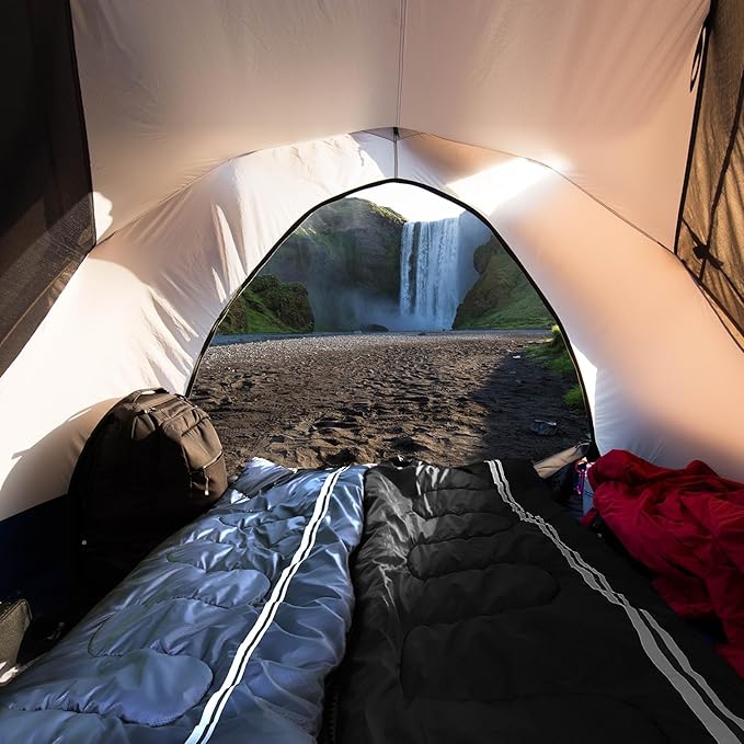 Northroad Lightweight Sleeping Bags for Adults Cold Weather Waterproof Backpacking Camping Sleeping Bag for Adults Girls Boys MensCompact Sleeping Bag Camping Gear Must Haves 3 Season