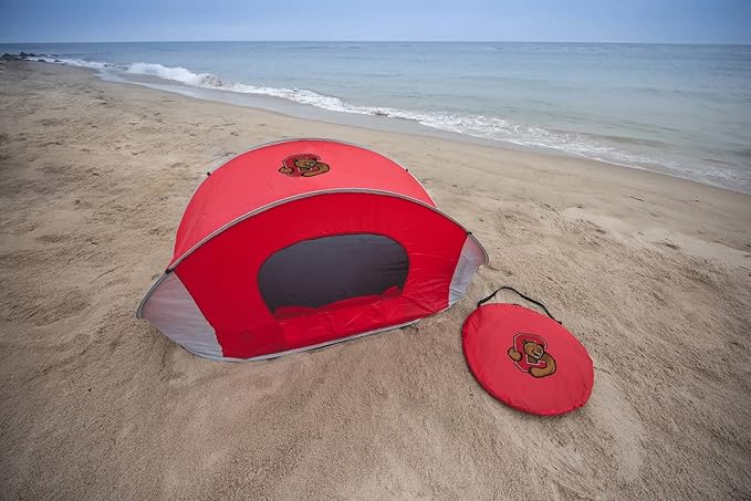 PICNIC TIME NCAA Iowa State Cyclones Manta Portable Beach Tent - Pop Up Tent - Beach Sun Shelter Pop Up