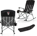 Picnic TIME NCAA Unisex-Adult NCAA Outdoor Rocking Camp Chair XL Heavy Duty Camping Chair for Adults