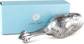 Fleur de lis Ice Scoop Polished Aluminum Arthur Court Designs