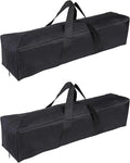 Camp Chair Replacement Bag Camping Folding Chair Storage Bag Large Zippered with Handle Strap 26 x 6 x 6 Inch Fit for Outdoor Travel Tent Storage (2 Pack Black)