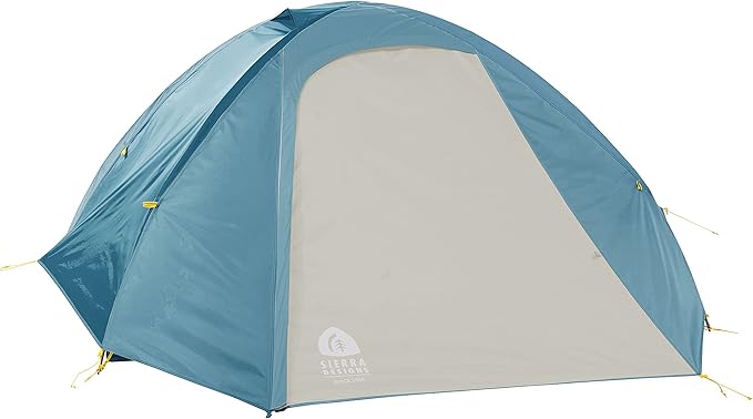 Sierra Designs Full Moon – Lightweight Backpacking and Camping Tent Polyester Flysheet - 2 Door 2 Vestibule Design Included Burrito Bag for Easy Storage