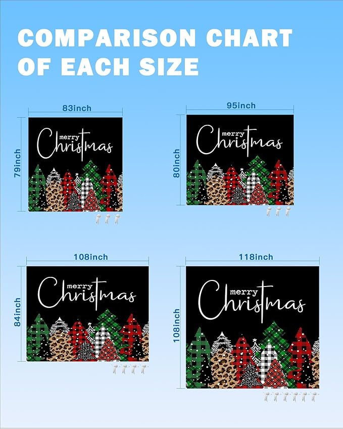 Beach Blanket Waterproof Sandproof Merry Christmas Leopard Xmas Tree Quick Drying Beach Mat with 4 Stakes Red Black Buffalo Plaid Lightweight Picnic Blanket for Travel Camping Outdoor 95x80