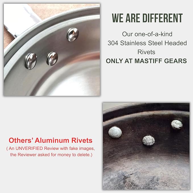 MASTIFF GEARS USGI Military-Grade Mess Kit - 20% Larger 304 Stainless Steel | FDA Compliant w/Utensils &amp Pouch for Camping Backpacking Emergency Prep