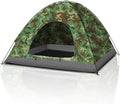 VINGLI Camouflage Camping Tent Portable Dome Tent for 3/4 Person with 78L”x 78W”x 53H”Waterproof Nylon Oxford for Hiking Climbing Camping Backpacking
