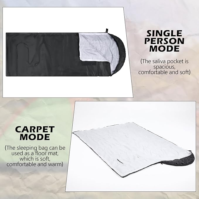 2 Pcs Wearable Sleeping Bag for Adults with Arm Reach 3 Season Warm Cool Weather Waterproof Camping Sleeping Bag for Hiking Backpacking Outdoor Travel and Hunting