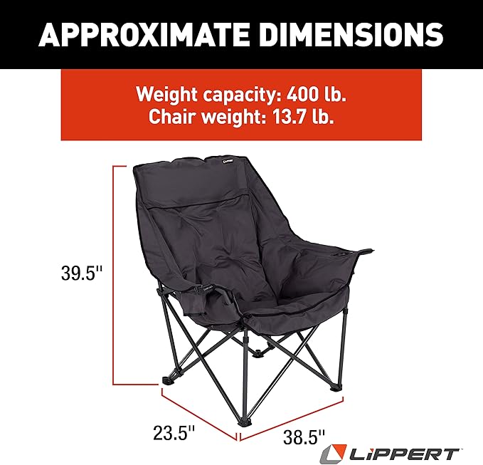 Big Bear Padded Camping Chair with Carry Bag