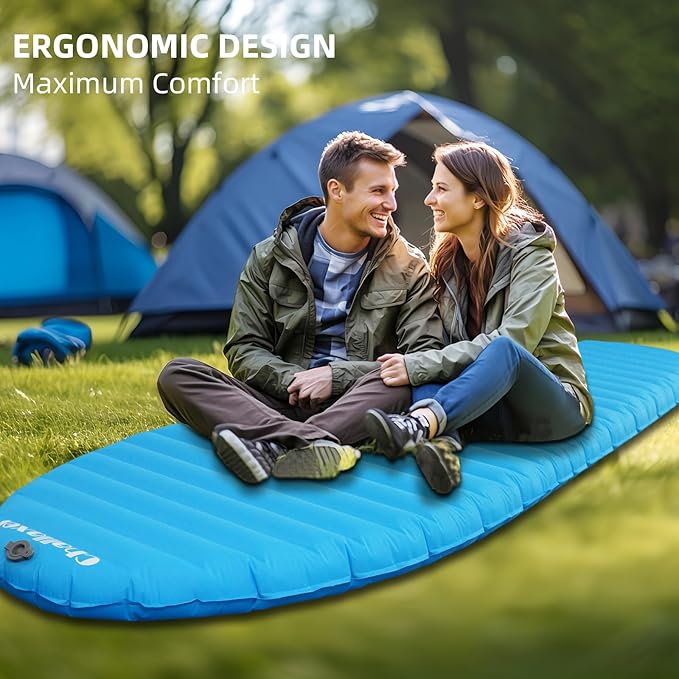 Ultralight Sleeping Pad for Camping 74.8x23.2 Camping Mat with Pump Sack Inflatable Sleeping Pads Compact for Camping Backpacking Hiking Traveling Tent