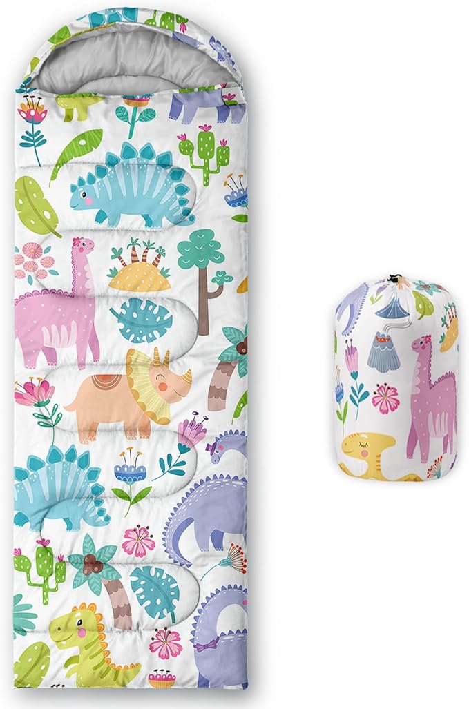 Print sleeping bagsleeping bagsOutdoor Camping Sleeping BagSuitable For Children Boys And Girls PortableWaterproofCompact And LightweightGreat For Outdoor CampingBackpacking And Hiking
