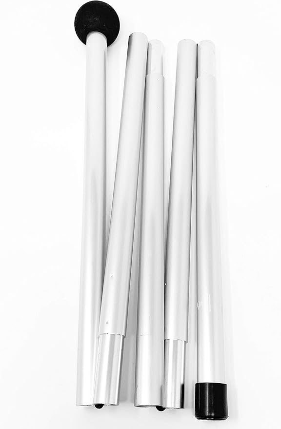 SUN NINJA Replacement Beach Tent Poles 2 Poles Included