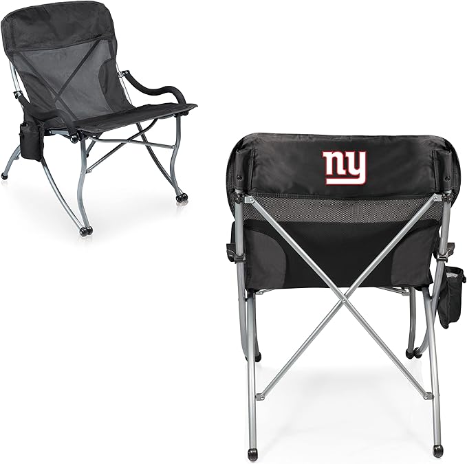 PICNIC TIME NFL Unisex-Adult NFL PT-XL Heavy Duty Camping Chair XL Beach Chair 400 lb Capacity Camp Chair