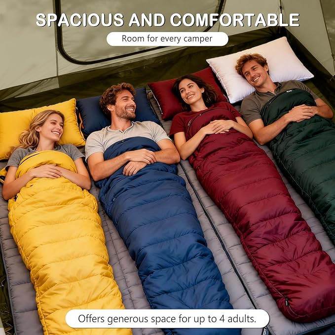Inflatable Tents for CampingEasy Blow Up Tent with Hand Pump4 Seasons Waterproof Air Inflatable Camping Tent House for Family Weekend Camping