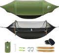 Camping Hammock Tent with Mosquito Net &amp RainFly 3 in 1 Waterproof Lightweight Portable Sleeping Hammock Bug Travel Outdoor Gear with Tree Strap Swing for Hiking Patio Expedition