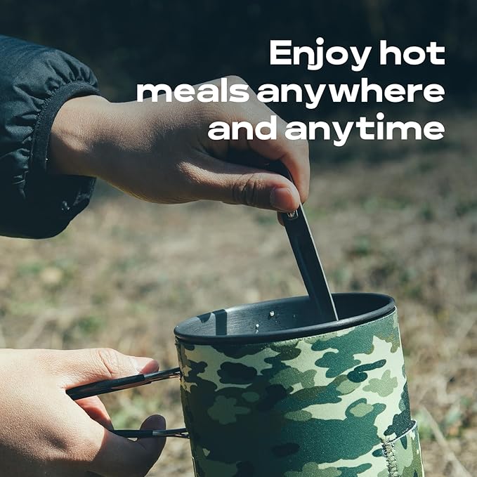 Fire-Maple Fixed Star 1 Personal Cooking System | Pot/Jet Burner Stove System with Electric Ignition | Ideal for Hiking Camping Backpacking Fishing Hunting Trips and Emergency Use