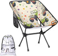 Honeybaby Folding Camping Chair Stars Trucks Camping Chairs Lightweight Portable Chair Outdoor Foldable Chairs for Camping Travel Picnic Beach Hiking