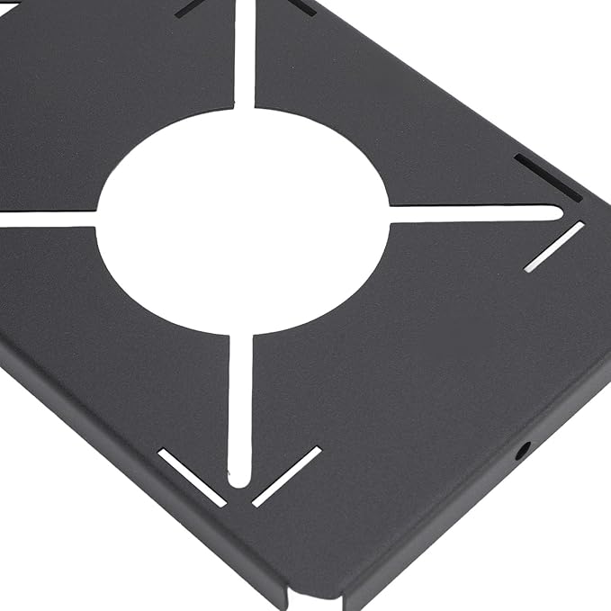 Portable Table Plate Spider Stove Card Limiter Slot and Holes Foldable Pump Robust Design for Outdoor Camping