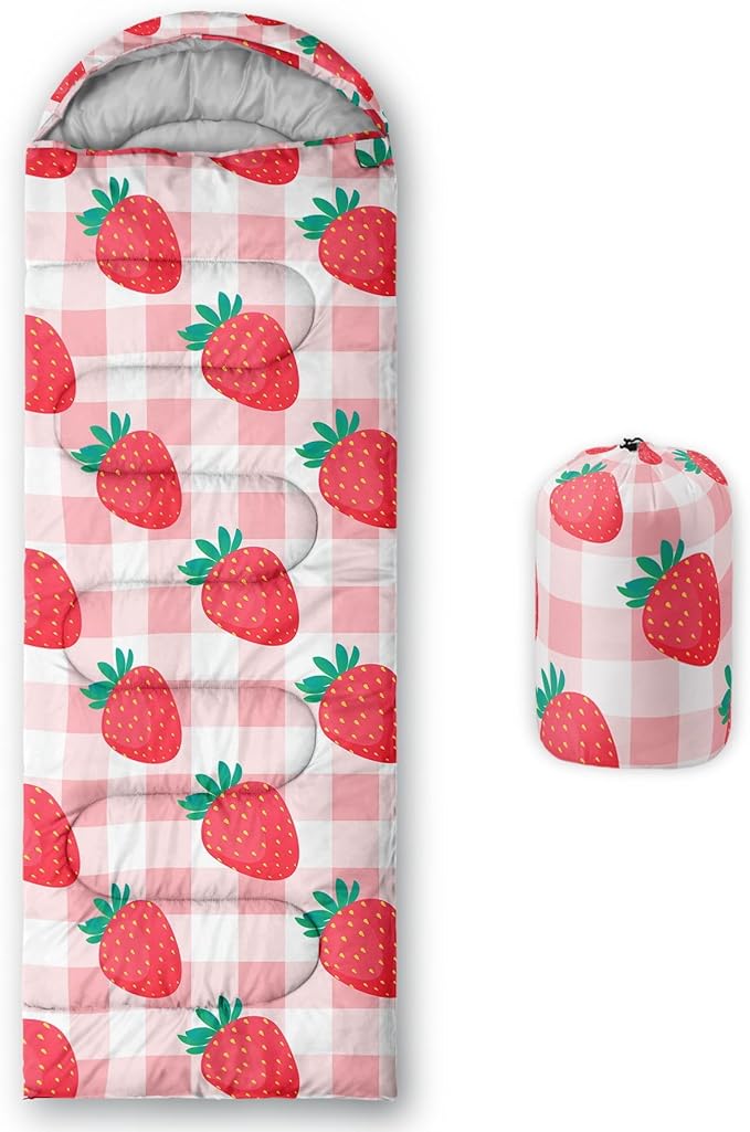 Kids Sleeping Bag for Boys Girls3D Basketball Print-Lightweight Warm Portable Outdoor Indoor-Waterproof Cold Weather Resistant Sleeping Bag for Camping Hiking